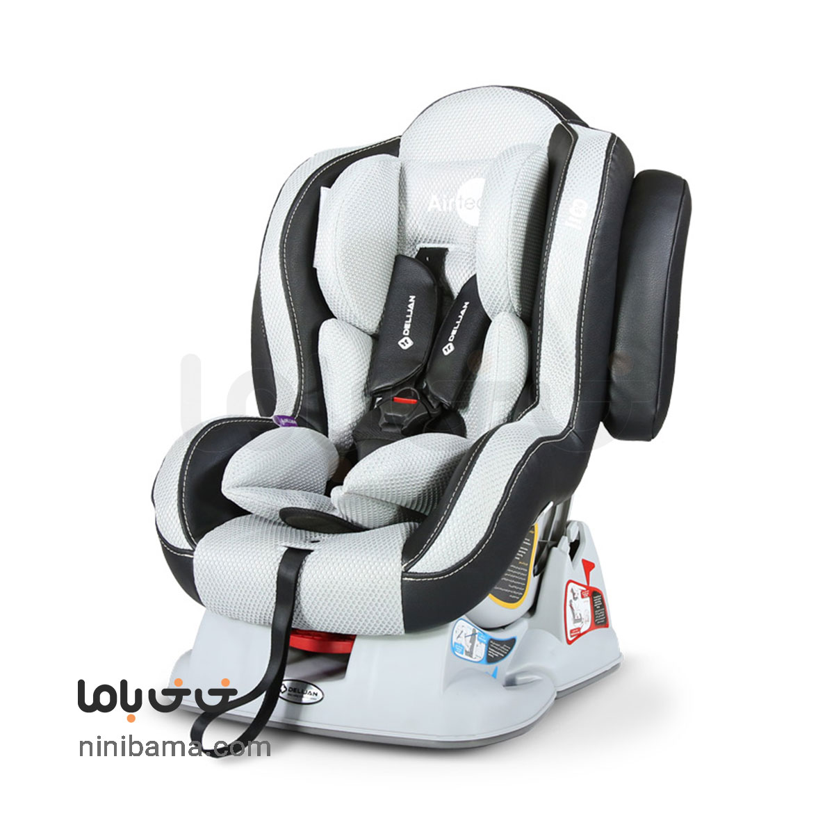 0002 Airtech-Silver صندلی خودرو کودک دلیجان مدل ایرتک - Image 1