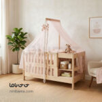 تخت خواب نوزاد مدل داربن - Image 12